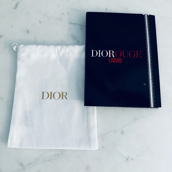 Dior Beauty Pouch with Dior Rouge Liquid Lip Sample (4 colors) - Picture 1 of 1